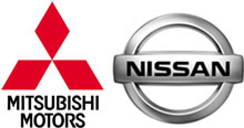 Logo Mitsubishi and Nissan