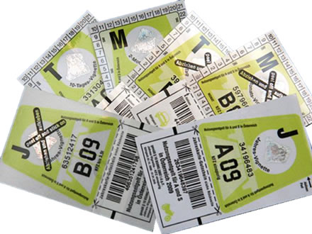 Dialnicne znamky Rakusko 2009